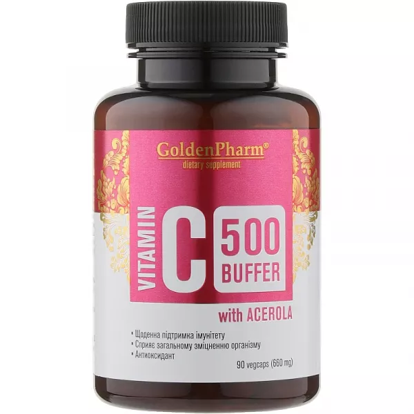 Golden Pharm Vitamin C 500 Buffer Acerola ����������� ������� 