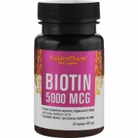 Golden Pharm Biotin 5000 mcg ����������� ������� ��������, 5000 ���