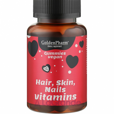 Golden Pharm Hair, Skin, Nails Vitamins ³  ,   