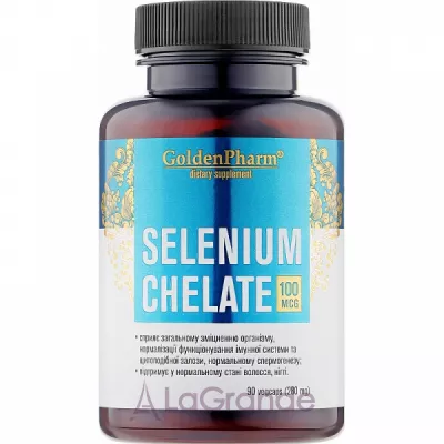 Golden Pharm Selenium Chelate 100 mcg   
