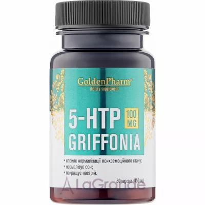 Golden Pharm 5-HTP Griffonia 100 mg   