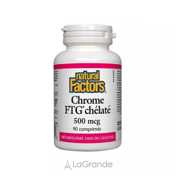 Natural Factors Chromium GTF Chelate ����� ����� � GTF 500 ���