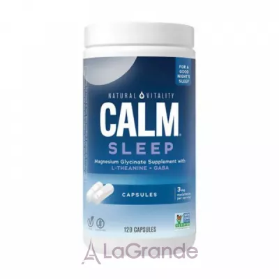 Natural Vitality Calm Sleep Capsules with Bergamot Oil       볺 