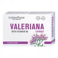 Golden Pharm Valeriana Extract with Vitamin B6 ����������� ������� "�������� ��������� � ��������� �6"