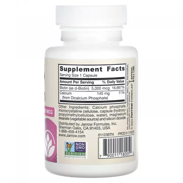 Jarrow Formulas Biotin 5000 m�g ĳ������ ������� 