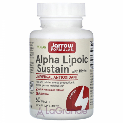 Jarrow Formulas Alpha Lipoic Sustain with Biotin ĳ  