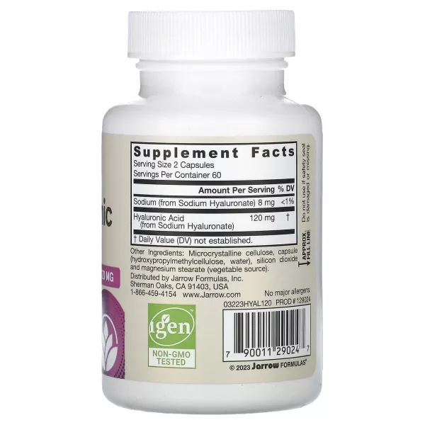 Jarrow Formulas Hyaluronic Acid 120 mg ĳ������ ������� 