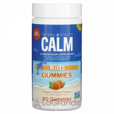 Natural Vitality Calm Kids A Magnesium Citrus       