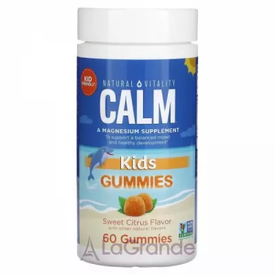 Natural Vitality Calm Kids A Magnesium Citrus       