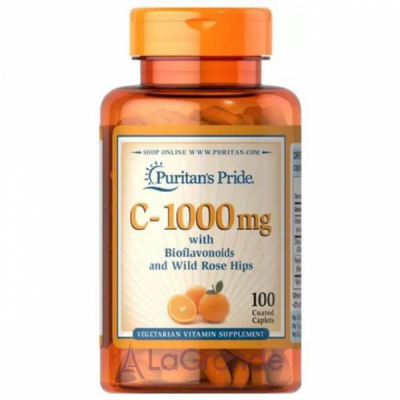 Puritan's Pride Vitamin C 1000mg With Bioflavonoids   