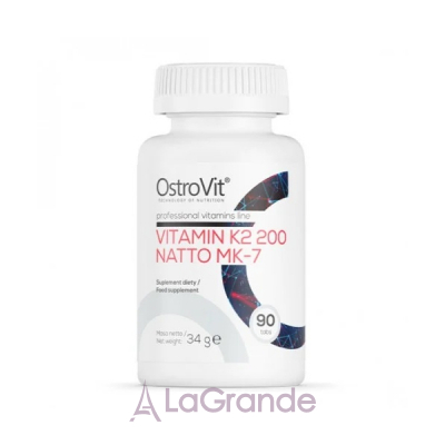 OstroVit Vitamin K2 200 Natto MK-7   ³ K2 200 Natto MK-7