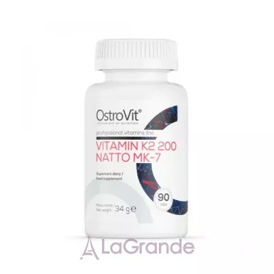 OstroVit Vitamin K2 200 Natto MK-7   ³ K2 200 Natto MK-7