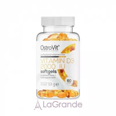 OstroVit Vitamin D3 Softgels 2000     3    