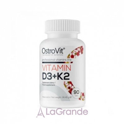OstroVit Vitamin D3 + K2 ������� ������� ������� D3 + K2 � ���������