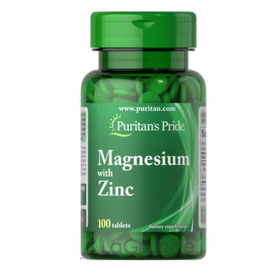 Puritan's Pride Magnesium Zinc ĳ  
