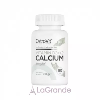 OstroVit Vitamin D3 + K2 + Calcium    3 + K2    