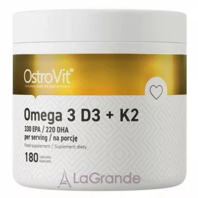 OstroVit Omega 3 D3 + K2 ĳ   3   D3  K2  