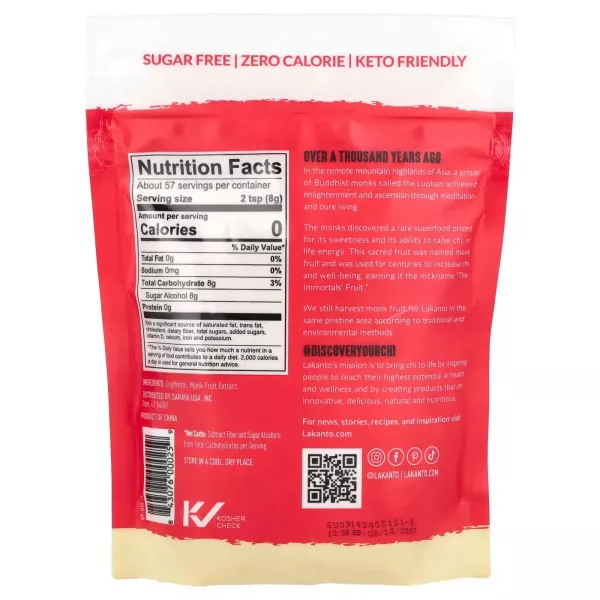 Lakanto Monkfruit Sweetener with Erythritol Golden ������������� �� ������ � �����������, ����� Golden