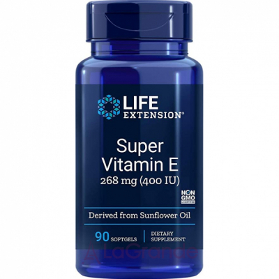 Life Extension Super Vitamin E 268 mg (400 IU)   