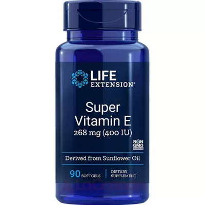 Life Extension Super Vitamin E 268 mg (400 IU)   