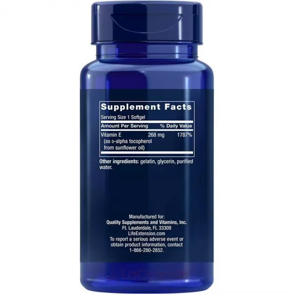 Life Extension Super Vitamin E 268 mg (400 IU) ����������� ������� 