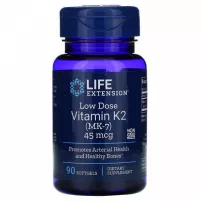 Life Extension Low Dose Vitamin K2 (MK-7) 45 mcg ĳ������ ������� "³���� K �������� ���������", 45 ���