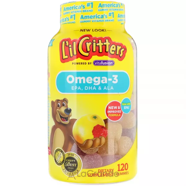 L'il Critters Omega-3 EPA, DHA & ALA ����������� ������� ��� ����� 