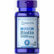 Puritan's Pride Biotin with Calcium 5000 mcg/222mg 60pcs