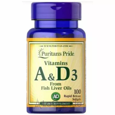 Puritan's Pride Vitamin A&D3 5000/400 IU ĳ  