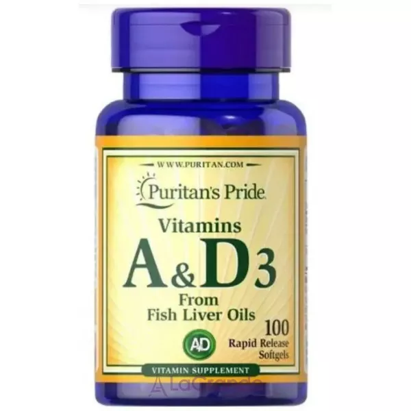 Puritan's Pride Vitamin A&D3 5000/400 IU ����������� ������� 