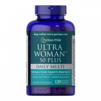 Puritan's Pride Ultra Woman 50 Plus Multi-Vitamin ³-     50+
