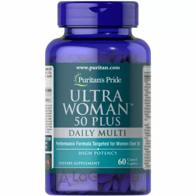 Puritan's Pride Ultra Woman 50 Plus Multi-Vitamin ���������-����������� �������� ��� ������ ������ 50+