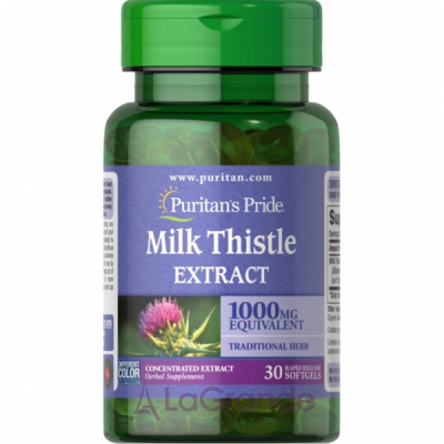 Puritan's Pride Milk Thistle Extract 1000mg   