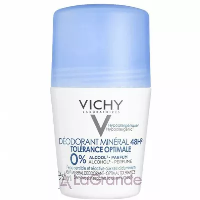 Vichy Deodorant Mineral 48h Tolerance Optimale Roll-On  