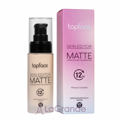 TopFace Skin Editor Matte Longlasting Foundation        SPF 20