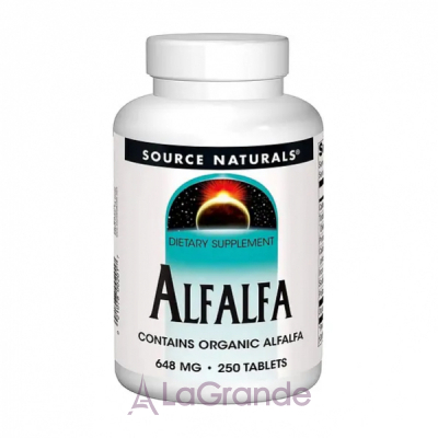 Source Naturals Alfalfa 648mg   