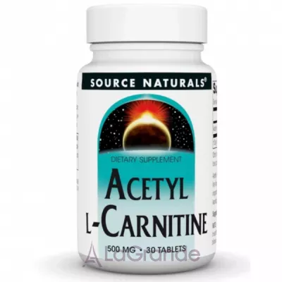 Source Naturals Acetyl L-Carnitine 500mg ������� ������� 