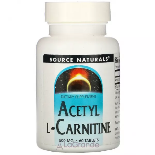 Source Naturals Acetyl L-Carnitine 500mg ������� ������� 