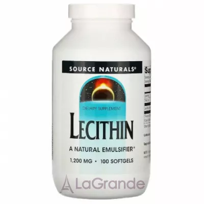 Source Naturals Lecithin 1200mg   