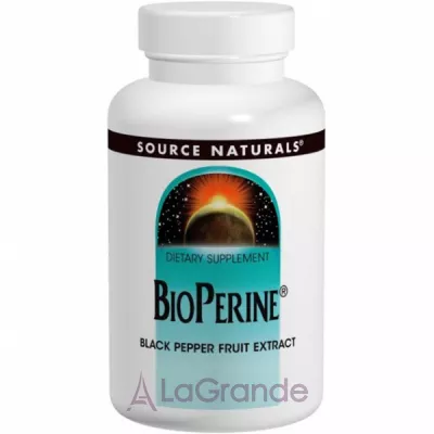 Source Naturals BioPerine Black Pepper Fruit Extract 10mg   