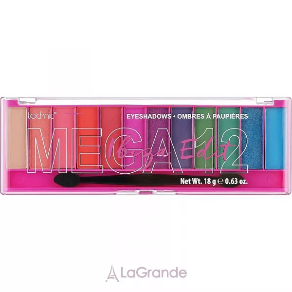 Technic Cosmetics Mega 12 Eyeshadow Palette ������� ���� ��� ����
