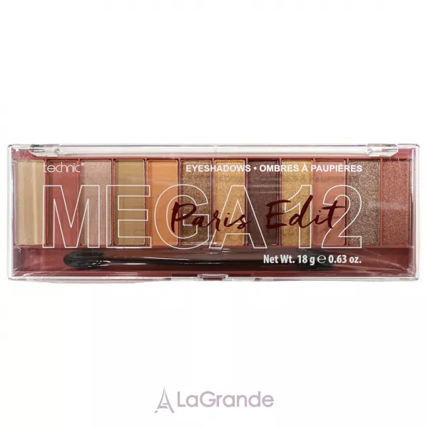 Technic Cosmetics Mega 12 Eyeshadow Palette ������� ���� ��� ����