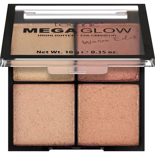 Technic Cosmetics Mega Glow Highlighter Palette Warm Edit ������� �����������