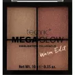 Technic Cosmetics Mega Glow Highlighter Palette Warm Edit  
