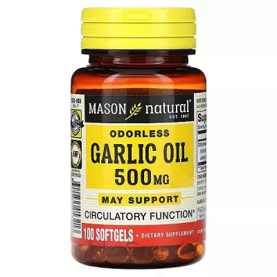Mason Natural Garlic Oil 500 mg   