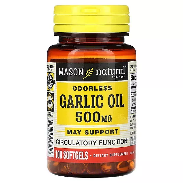 Mason Natural Garlic Oil 500 mg ����������� ������� 