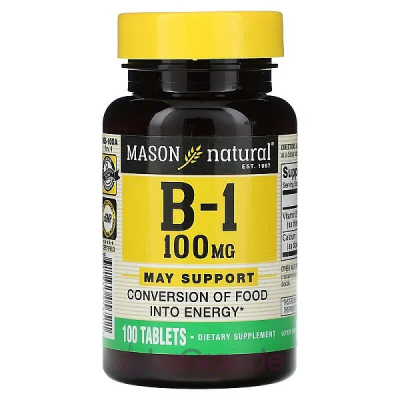 Mason Natural Vitamin B1 100 mg ĳ  