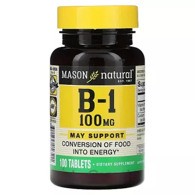 Mason Natural Vitamin B1 100 mg ĳ  