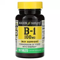Mason Natural Vitamin B1 100 mg ĳ������ ������� "³���� B1", 100 ��