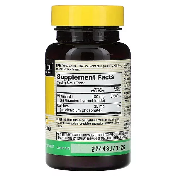 Mason Natural Vitamin B1 100 mg ����������� ������� 